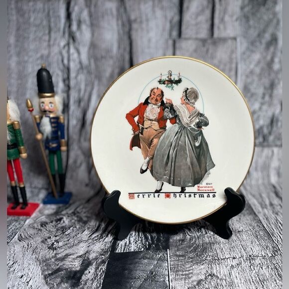 🎄❤️🎄 1983 Collectible Norman Rockwell Plate America’s Most Loved Artist Spiri… - Picture 1 of 6